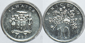 Jamaica 1990 10 Cents BU 904647 combine shipping