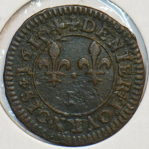 France 1610 Denier Tournois 297142 combine shipping