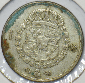 Sweden 1948 Krona 902782 combine shipping
