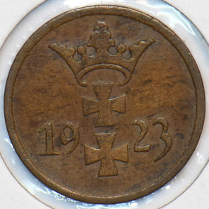 Danzig 1923 Pfennig 296341 combine shipping