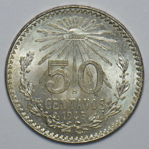 Mexico 1945 50 Centavos Eagle animal 193542 combine shipping