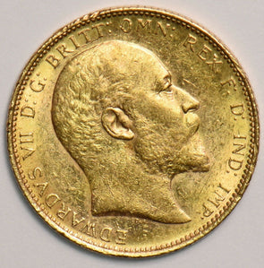 Australia 1902 M Sovereign gold 0.2355oz AGW GL0127 combine shipping