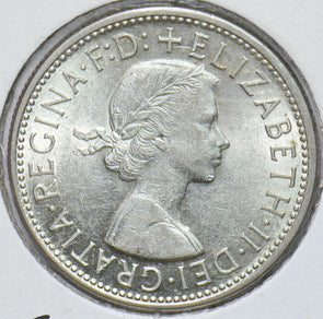 Australia 1954 Queen Elizabeth II Florin Kangaroo animal Lion 192034 combine sh