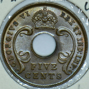 East Africa 1941 5 Cents Choice UNC 290758 combine shipping