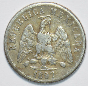 Mexico 1897 10 Centavos Eagle animal Snake 192620 combine shipping