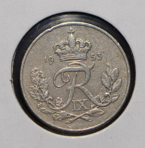 Denmark 1953 10 Ore  901369 combine shipping