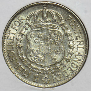 Sweden 1937 Krona 192714 combine shipping