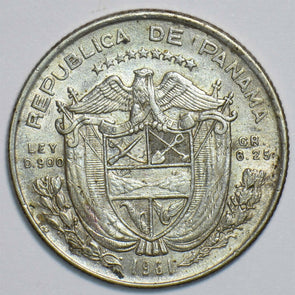 Panama 1961 1/4 Balboa 153160 combine shipping