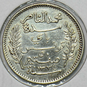 Tunisia 1916 50 Centimes 240402 combine shipping