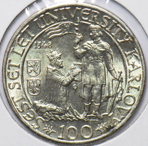 Czechoslovakia 1948 100 Korun Lion animal 240070 combine shipping