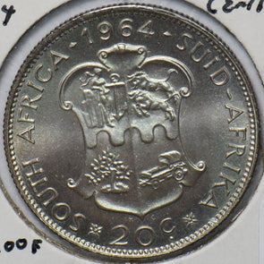 South Africa 1964 Proof 20 Cents 294203 combine shipping