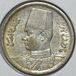 Egypt 1942 AH 1361 2 Piastres 296612 combine shipping