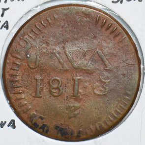 British East Indies 1813 1/2 Stuiver Java 298703 combine shipping