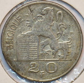 Belgium 1950 20 Francs Lion animal 193029 combine shipping