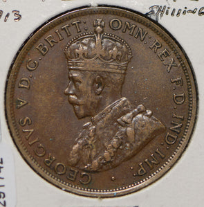 Jersey 1913 1/12 Shilling Lion animal  291742 combine shipping