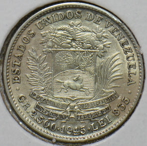 Venezuela 1945 1/2 Bolivar Horse animal 193811 combine shipping