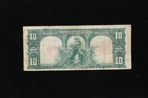 US 1901 $10 abt F United States Notes Bison RC0690 combine shipping