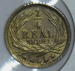 Guatemala 1901 1/4 Real 190753 combine shipping
