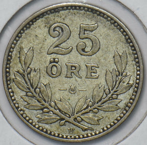 Sweden 1910 25 Ore 150851 combine shipping