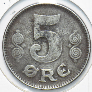 Denmark 1918 5 Ore 192492 combine shipping