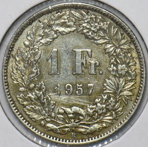 Switzerland 1957 Franc 193833 combine shipping