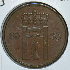 Norway 1953 5 Ore 150485 combine shipping