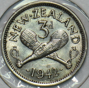 New Zealand 1942 S 3 Pence 297573 combine shipping