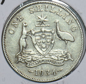 Australia 1934 Shilling 241110 combine shipping