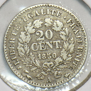 France 1850 A 20 Centimes 153302 combine shipping