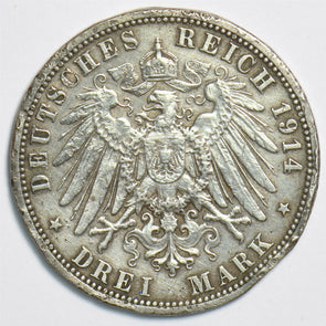 German States 1914 3 Mark Prussia 240611 combine shipping