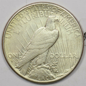 1926-S Peace Dollar Silver AU++ U0265
