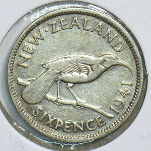 New Zealand 1941 6 Pence Bird animal 197951 combine shipping