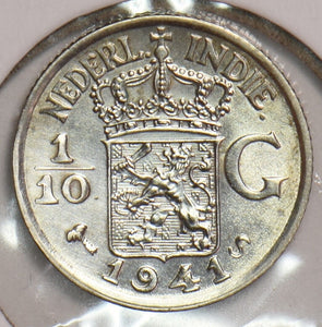 Netherlands East Indies 1941 S 1/10 Gulden 199220 combine shipping