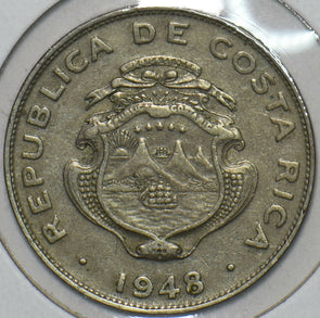 Costa Rica 1948 25 Centimos 196204 combine shipping