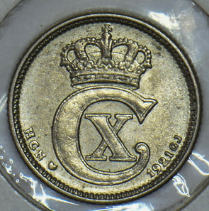 Denmark 1921 10 Ore 150429 combine shipping