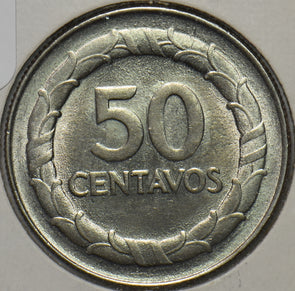 Colombia 1968 50 Centavos 196023 combine shipping