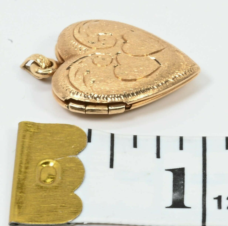 14K Gold Pendant ~ Heart Capusle GP0009