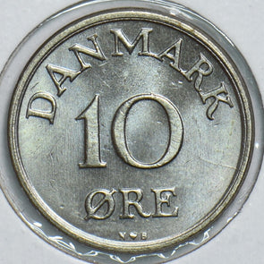 Denmark 1954 10 Ore 198269 combine shipping