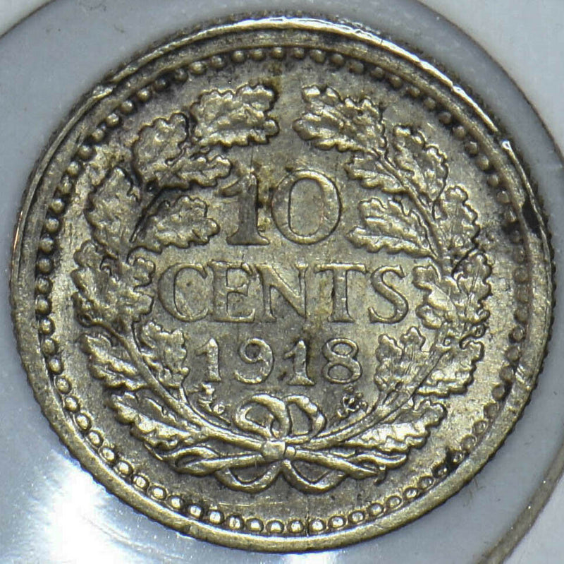 Netherlands 1918 10 Cents 291358 combine shipping