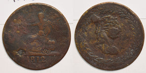 Canada 1812 Half Penny Lower Canada. Token 199091 combine shipping
