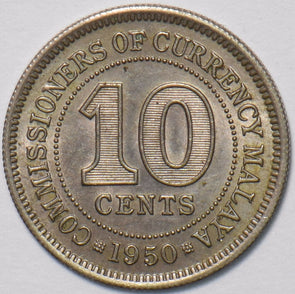 Malaya 1950 10 Cents 195317 combine shipping