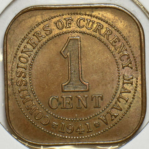 Straits Settlements 1941 Cent 197273 combine shipping