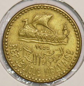 Lebanon 1955 10 Piastres 199112 combine shipping