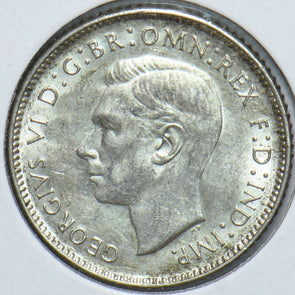 Australia 1943 6 Pence Kangaroo animal Ostrich Georgivs VI 902044 combine shippi