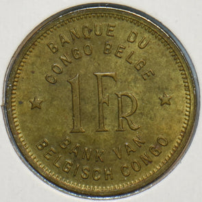 Belgian Congo 1944 Franc Elephant animal 297062 combine shipping