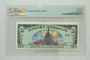 Disney Dollar 2000 $10 PMG Gem UNC 65EPQ DIS67. Donald. Disneyland Paris Millen