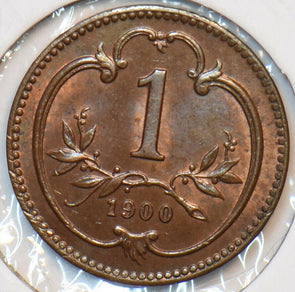 Austria 1900 Heller Eagle animal 194840 combine shipping