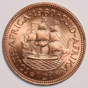 South Africa 1960 1/2 Penny 299355 combine shipping