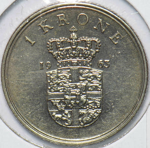 Denmark 1963 Frederik IX Krone Lion animal 192163 combine shipping