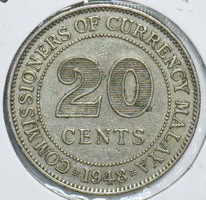 Malaya 1948 20 Cents 198345 combine shipping